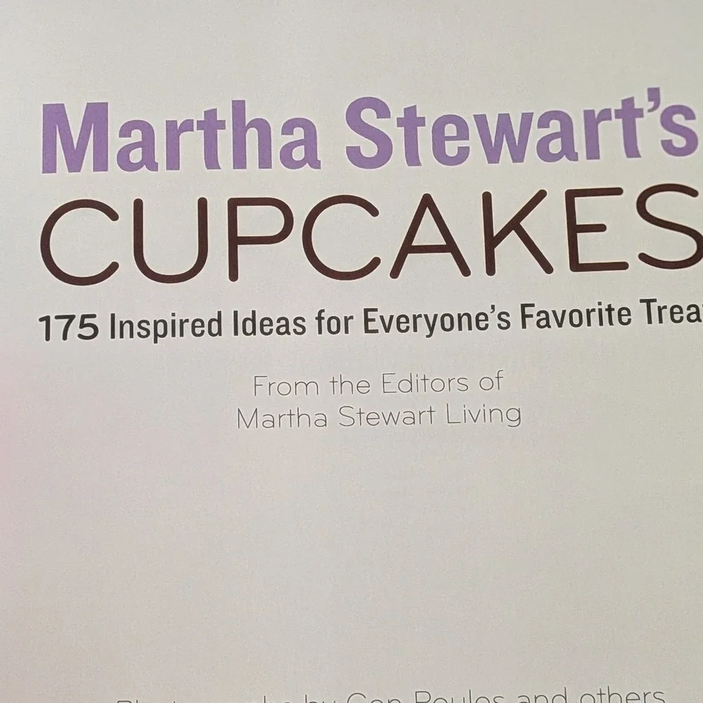 Martha Stewart Cookbook Lot Cookies And Cupcakes Baking Recipe Books Paperback